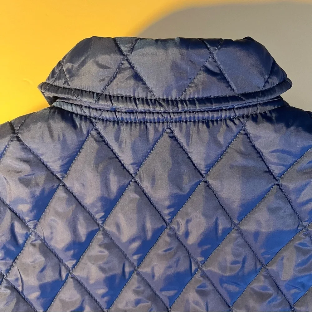 Brooks Brothers Kids Jacket Quilted Boys Royal Blue XS - 8 Years‎ EUC